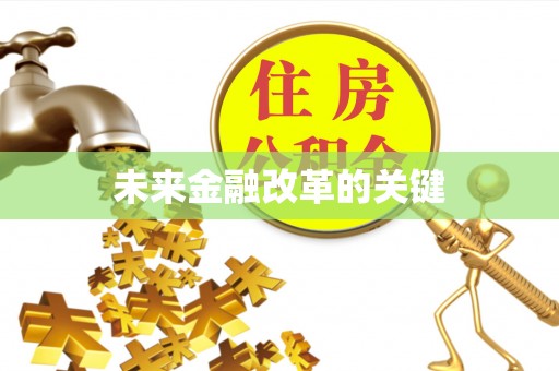元长未来金融改革的关键